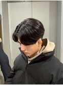 曲がる縮毛矯正×センターパート
