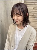 大人可愛い20代30代40代黒髪前下がりショートボブ丸みショート◎