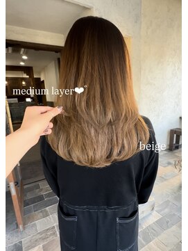 ワンダービューティーサノ(Wonder Beauty SANO) layer×beige