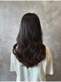 韓国風くびれレイヤー×艶感ダークブラウン