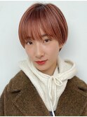 ラベンダーミルクティー/ショート/髪質改善/縮毛矯正/原宿表参道