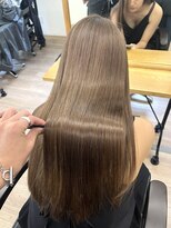 ピープスアンドスー 表参道 渋谷(Peeps&Suu.)&nbsp;髪質改善トリートメント ケアプリーチ髪ハイトーンロング