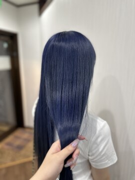 フロレゾンヘアデザインエクステ(floraison hair design exte) Navy Blue