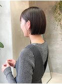 ボブ髪質改善酸性ストレートカットカラー