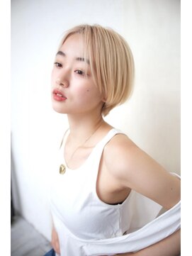 グランアージュ 船橋南口店(grandage) ハンサムショート/抜きっぱなしブリーチ/ダブルカラー/ 船橋