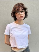 ショート/パーマ/無造作カール/ナチュラルスタイル
