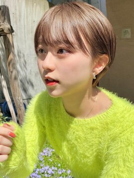 ロンド 表参道店(Lond) マロンベージュ/ショート/前髪/レイヤー/髪質改善/縮毛矯正