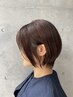 骨格補正カット＋黒染め戻しカラー