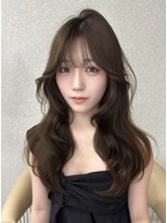 天神美容室&nbsp;レイヤーカットハッシュカットグレージュブラウン