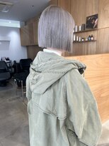 パークホワイト 代官山(PARK White)&nbsp;結べるレイヤーゆるふわパーマ暗めミルクティーベージュブリーチ
