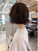 レイヤーボブショートカット切りっぱなしボブ髪質改善表参道