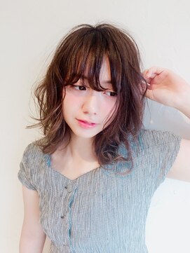 ネオリーブニコ 大井町店(Neolive Nico) 【Neolive nico 大井町店】　うざバング ほつれウェーブミディ