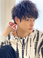 アグ ヘアー レイ 井尻店(Agu hair rei) 《Agu hair》ソフトツーブロッククセ毛風ツイストパーマ