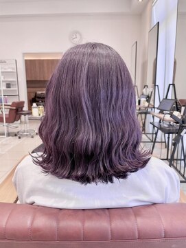 クアトログランシュ ひたちなか店(QUATRO×GranCieux) ハイトーンラベンダーパープル！