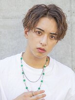 アイヴィー(IVY)&nbsp;小久保style☆波巻きハイライト束感ツーブロックマッシュ