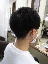 コアフィールフィス(COIFFURE fils)&nbsp;《見附　今町》メンズ　黒髪刈り上げ　M3Dトリートメント