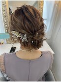 ルーズなアップ【神戸三ノ宮ヘアセット専門店Achieve】