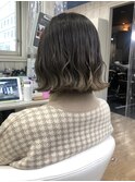 #グレージュ×ベージュ