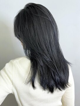 アイティーバイアルバム 藤沢店(IT by ALBUM) ストレートレイヤー_外ハネボブセクションカラー_ba363573