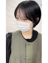 コス(kos)&nbsp;大人可愛い/ココアベージュ/グレージュカラー/ボブウルフ/黒髪