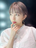 アルバム 銀座(ALBUM GINZA)&nbsp;ナチュラルブローショート_チェリーブラウンフェミニン_68632