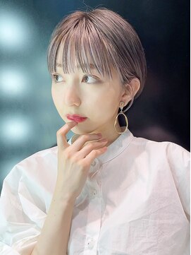 アルバム 銀座(ALBUM GINZA) ナチュラルブローショート_チェリーブラウンフェミニン_68632