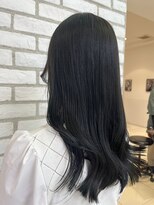 アッシュ 十日市場店(Ash)&nbsp;ブリーチなしのブルーブラック