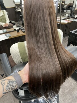 ルクスバイアフィナー(Luxo by Afinar) ツヤ髪髪質改善トリートメント×ショコラブラウン