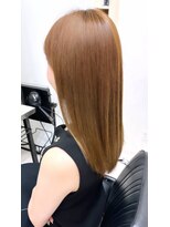 ナチュラ(natura) 柔らか透明感! 酸性ストレート 縮毛矯正 ピンクベージュ