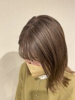 アトラ ハッピーヘアライフ 昭和町店(attra happyhairlife)&nbsp;ブリーチ必須グレージュカラー