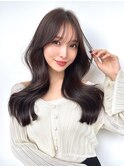大人可愛いレイヤーカット 顔まわりカット くびれ ヨシンモリ