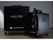 ナノバブル発生装置"marbb(マーブ)"で毛穴の洗浄&髪の保湿効果大