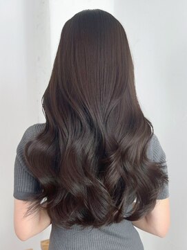 アルバム 新宿(ALBUM SHINJUKU) グレーベージュグレージュカラーレイヤーロング_ba482041