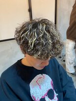 オーバー 町田店(OVER)&nbsp;メンズハイライト ハイトーン  メンズショート