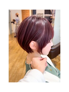 ヘアーアンドスパ フラップス(FLAPS) 柔らかい丸みのショートボブ