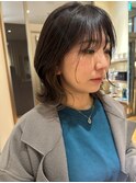 インナーカラー☆イヤリングカラー☆ミルクティーベージュ