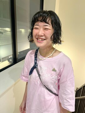 ナループロア ハチ(Nalu pu loa hachi) ボブパーマ/黒髪パーマ/切りっぱなしボブ/ショートボブ