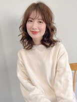 アンアミ キチジョウジ(Un ami Kichijoji)&nbsp;【unami】ミディアムヘア×ゆるふわパーマ　澤田杏奈