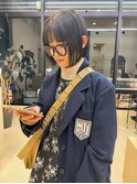 似合わせカットボブ小顔カット透明感カラーミルクティカラー