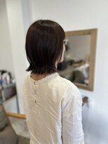 ウイ(Ui) ボブ×暗髪カラー