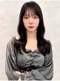 レイヤーロング/ヘルシースタイル/韓国ヘア/ベビーピンク/新宿
