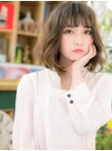 ニュアンスパーマ大人かわいいエアリーミディc6志木20代30代40代
