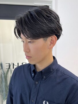 ベル 桑名(BHEL) 三重桑名ニュアンスパーマフェザーパーマ緩めセンターパートヘア