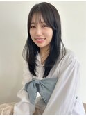 レイヤーカット/シースルーバング/ふわっとレイヤー/内巻きstyle
