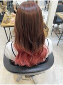 グラデーション×ピンク