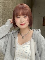 メゾンアクア 表参道(Maison ACQUA)&nbsp;◎ミニボブ縮毛矯正髪質改善ストレート顔まわりレイヤーカット