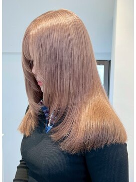 ラック 表参道(LUCK) ハッシュカット/ミルクティーベージュ/ゆるふわミディアム