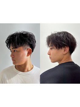 忙しいビジネスマン必見*清潔感×再現性抜群のメンズパーマが人気[天神大名/ブリーチ/メンズ/学割U24]