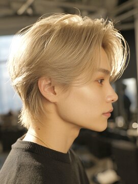 ノラキチジョウジ(NORA KICHIJOJI) ビジネスアップバングショートワックスなし韓国マッシュパーマ