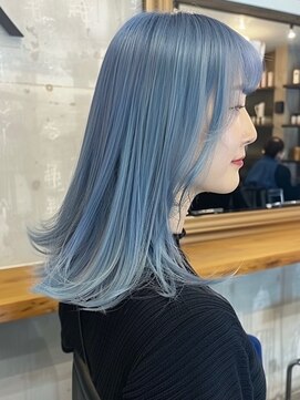 ネハス 名古屋栄店(nehus.) ブリーチ/クラゲヘアー/小顔に見せるヘア/ココアベージュ